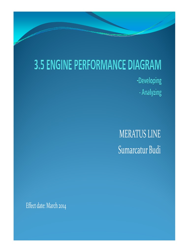 3.5.engine Performance Diagram | PDF