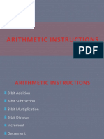 ARITHMETIC INSTRUCTIONS FOR 8-BIT MICROCONTROLLERS