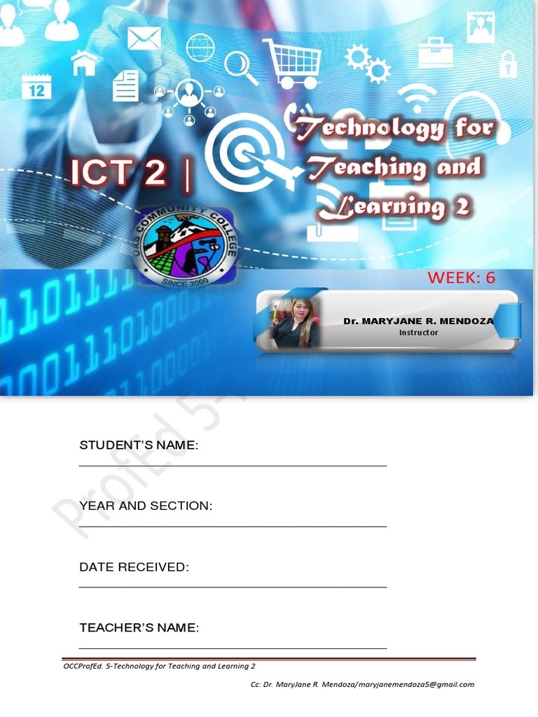 Technology and Learning 2 - Module 6 | PDF