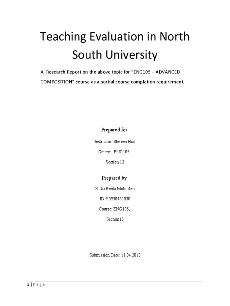 teaching-evaluation-in-nsu-pdf-survey-methodology-sampling