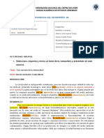 Evidencia 9, El Pàrrafo 22, Grupo 1