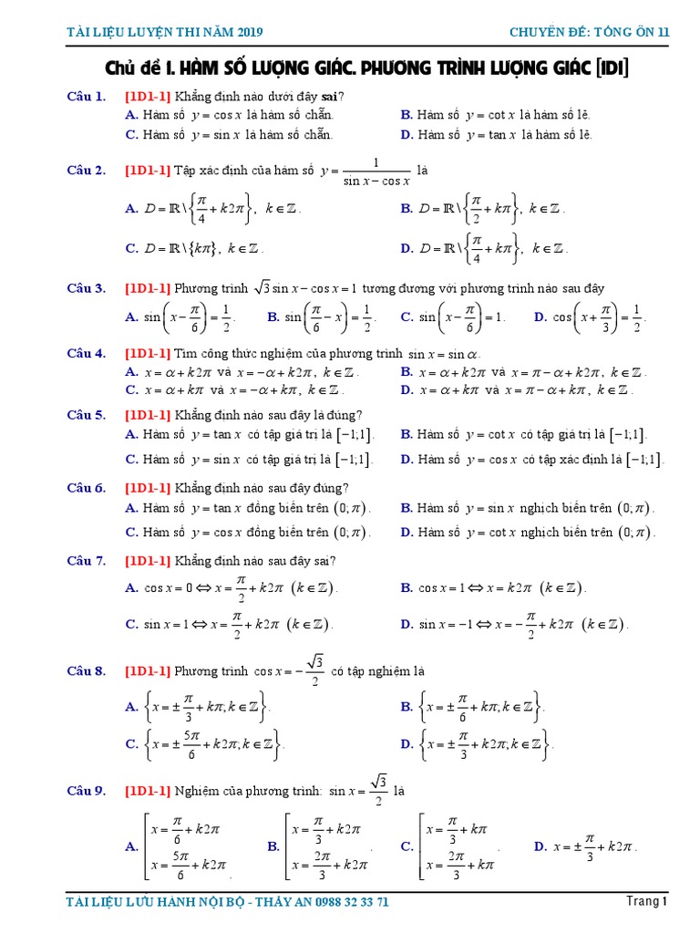 Sach Tong On 11 Môn Toán | PDF