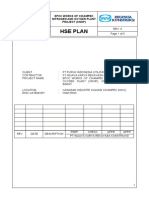 Format Daftar Isi HSE Plan Rencana K3