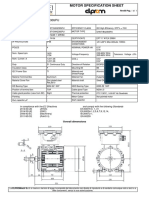 Specific N°: OH071B4H2305PU: Motor Specification Sheet