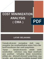 Cost Minimization Analysis (Cma)