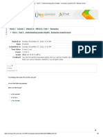 Unit 2 - Task 5 - Understanding Spoken English - Evaluation Questionnaire - Attempt Review