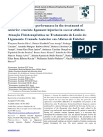 Physiotherapeutic Performance in The Treatment of Anterior Cruciate Ligament Injuries in Soccer Athletes