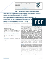 Brazilian Indigenous Pregnant Women: Relationship Between Prenatal Assistance and The Numbers of Normal and C-Sections Between 2010 and 2019