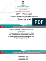 EBIT-EPS ANALYSIS