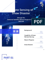 Remote Sensing of Snow Disaster - Part 1