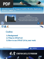 Introduction To The Fengyun Satellite Weahter Application Platfrom (SWAP 2.0)