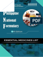 Philippine National Formulary - Essential Medicines List