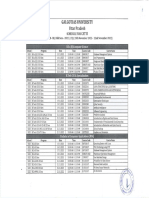 Datesheet - CAT-II (Semester - III, V, VII & IX) - November 2022