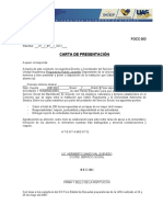 Carta de Presentación