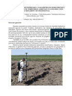 METODA NOUA DE DETERMINARE A PARAMETRILOR MORFOMETRICI AI RIGOLELOR DE PE TERENURILE AGRICOLE CU AJUTORUL UNUI ECHIPAMENT GPS PROFESIONAL