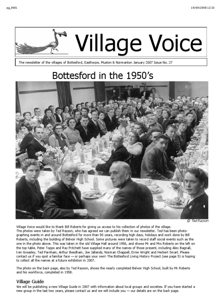 Village Voice Bottesford in The 1950's PDF