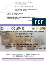 MATRIZ DE CONGRUENCIA - Taller de Inv II - ITM - VMR ABRIL DE 22 (Autoguardado) (Autoguardado)