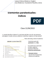CLASE 3 (21-04) - Elementos Paratextuales e Índices
