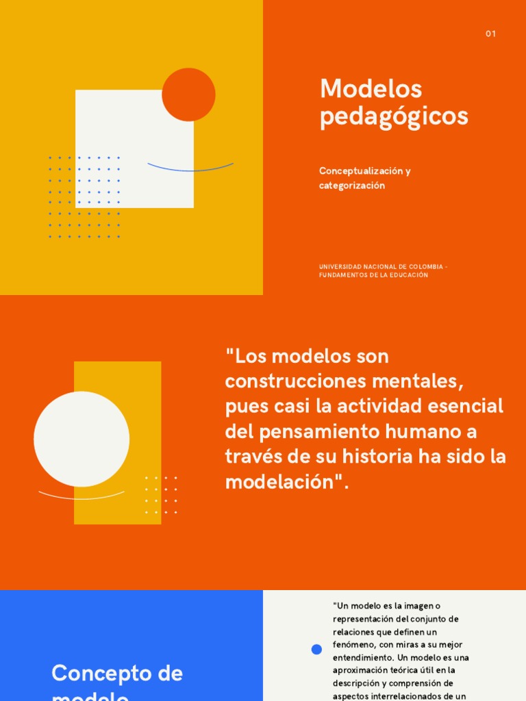 Modelos Pedagógicos: Conceptos y Componentes | PDF | Pedagogía ...