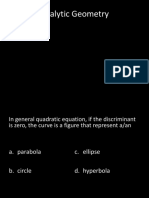 Analytic Geometry Equations and Curves