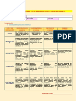 Rúbrica para Evaluar Textoargumentativo