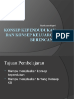 Konsep Kependudukan Dan Konsep Keluarga Berencana