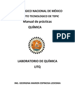 Práctica de Química Ing. Industrial