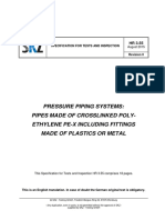 HR 3.55 SPECIFICATION FOR TESTS AND INSPECTION OF PRESSURE PIPING SYSTEMS