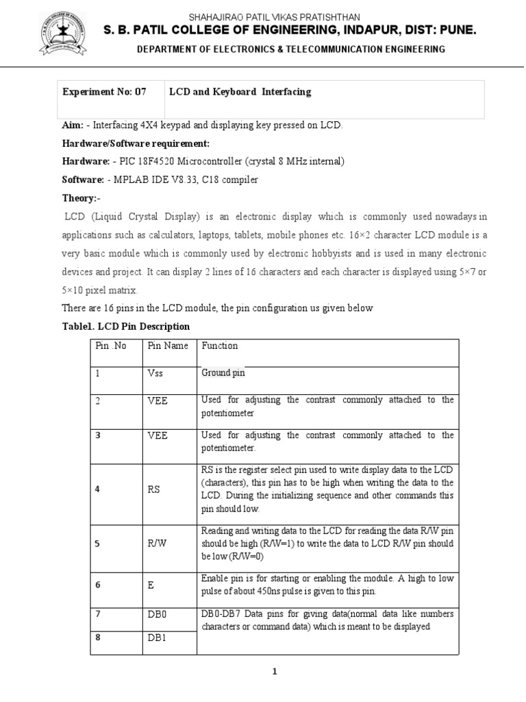 Microcontroller LAB Manual 2021 PDF