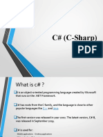 C# (C-Sharp) : Presentation