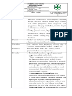 Sop Pemberian Informasi Penggunaan Obat