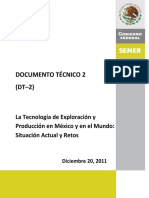 Tecnologia de Exp y Prod en Mex y en El Mundo Situacion Actual y Retos DT-2