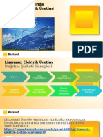 2 - Lisanssız Elektrik Üretim Süreci