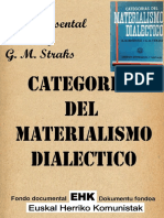 Categorias Del Materialismo Dialectico-K