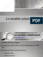3- Modèle Relationnel (1)