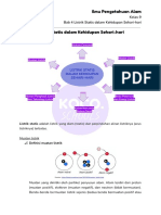 Revision Note - IPA Kelas 9 - Listrik Statis Dalam Kehidupan Sehari-Hari