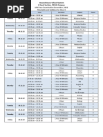 Class 10 Midterm Timetable & Syllabus