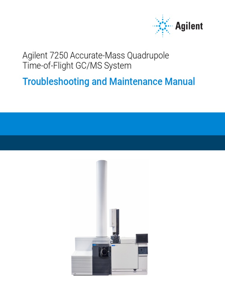 User Manual GC Ms System 7250 Qtof G7250 90007 en Agilent | PDF | Gas ...
