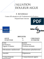 Evaluation de La Douleur Aigue: F. Boureau