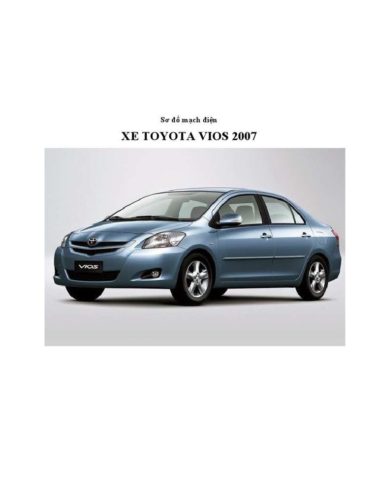 2007 Toyota Vios Wiring Diagrams | PDF | Equipment | Electrical Components