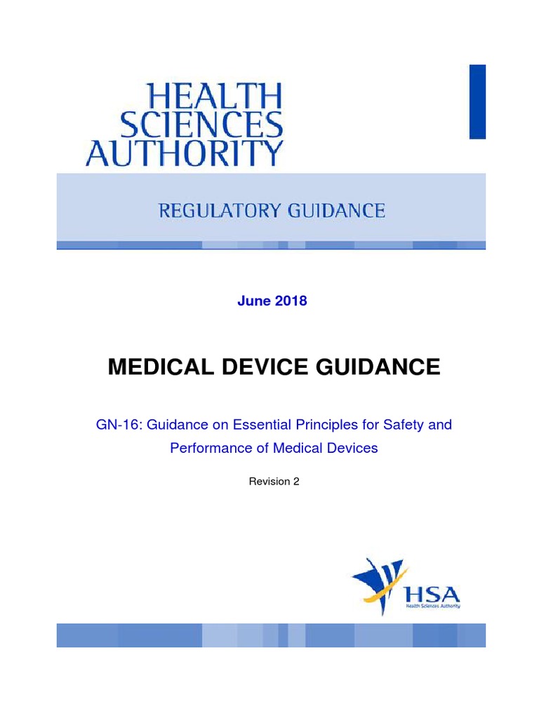 GN 16 r2 Guidance On Essential Principles For Safety and Performance of ...