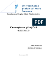 Cunoasterea Stiintifica