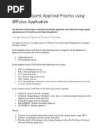 PICM Change Request BRFplus Application