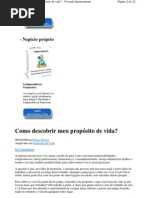 Como descobrir meu propósito de vida