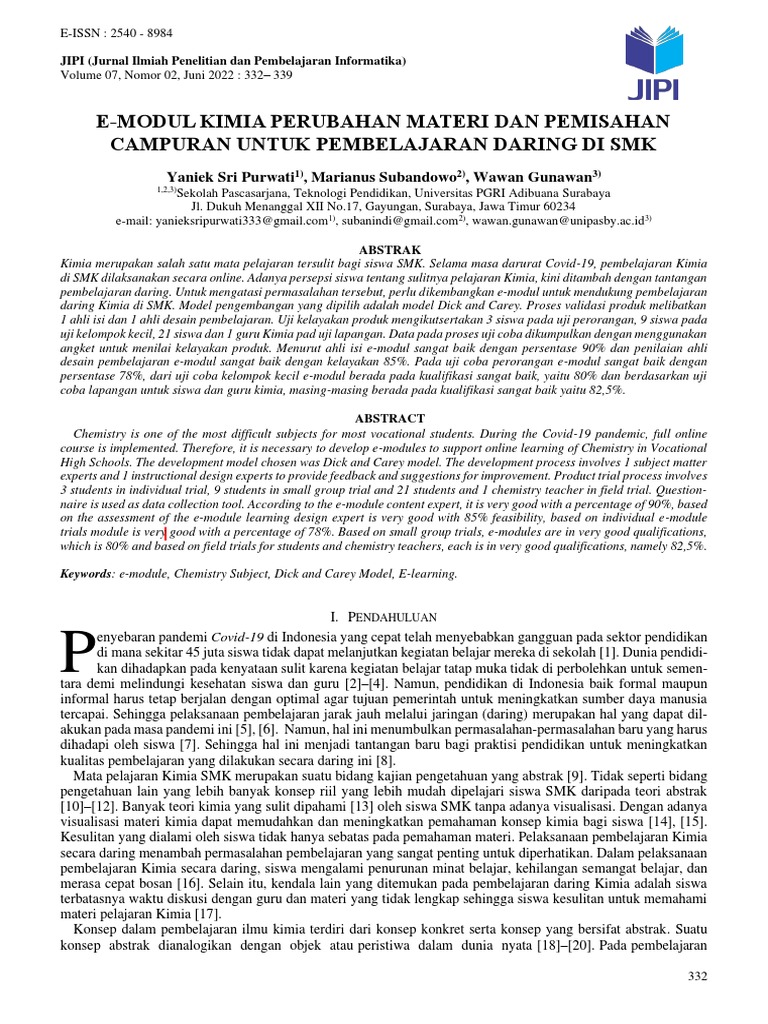 E-MODUL KIMIA | PDF