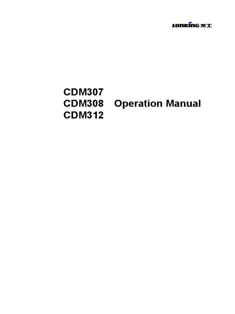 CDM 307 | PDF | Pump | Piston