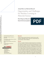 2020 Morgan D Annual Review of Matrials Research