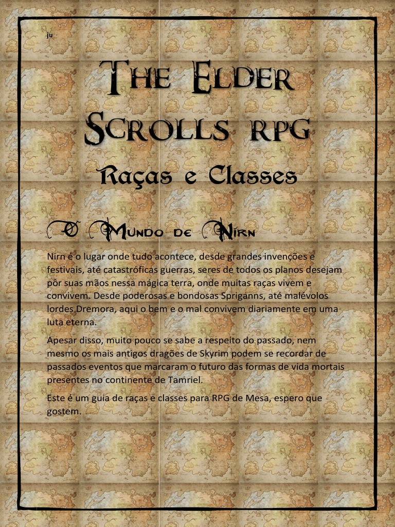 The Elder Scrolls RPG-2 | PDF | Elfos | Humano