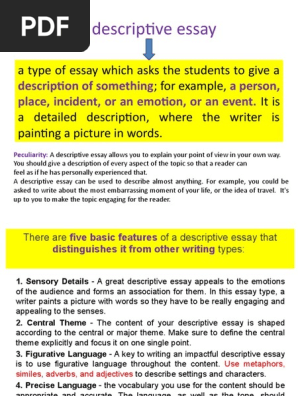 Descriptive Essay