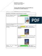 Bibliografia Do Curso de Ciencias Economicas Livros Digitais